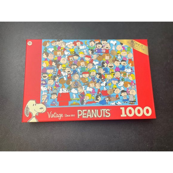 PEANUTS~1000 Puzzle with bonus Puzzle Poster 2022 - Picture 4 of 6